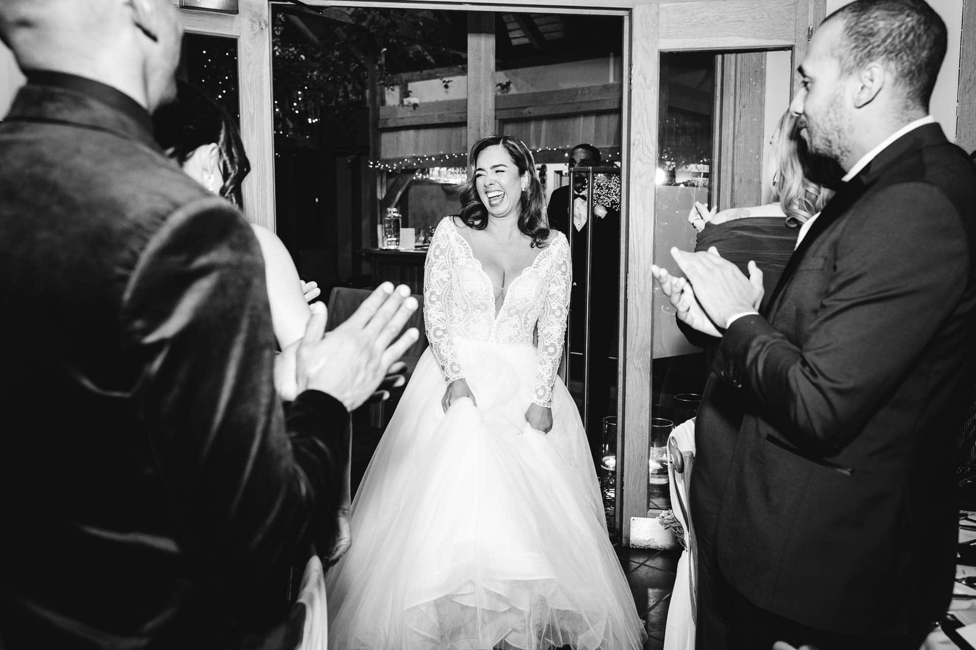 wedding breakfast and speeches at the oak tree peover