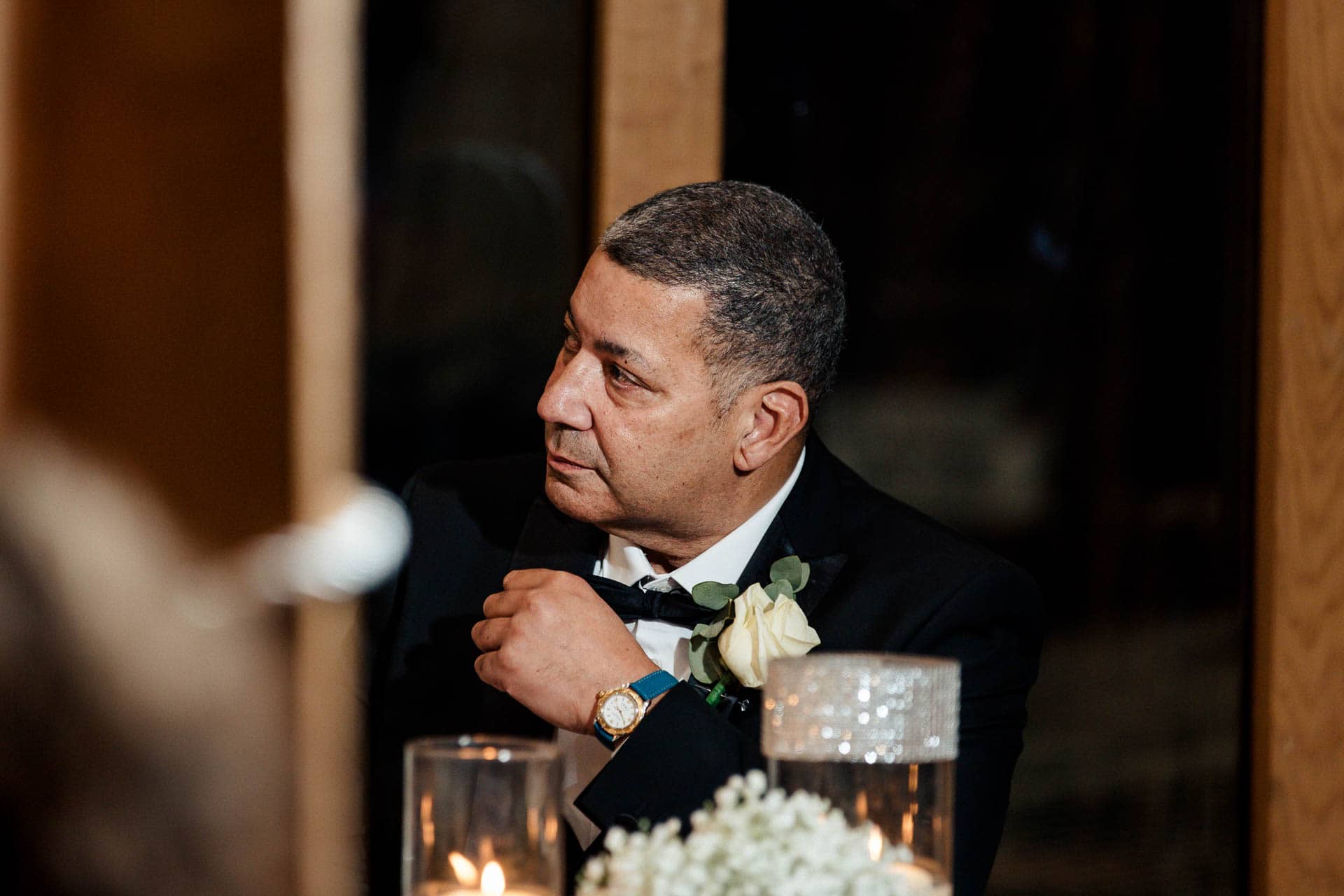 wedding breakfast and speeches at the oak tree peover