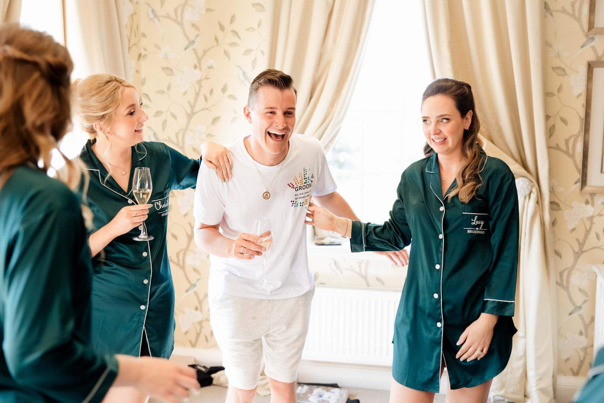 same sex wedding at eaves hall