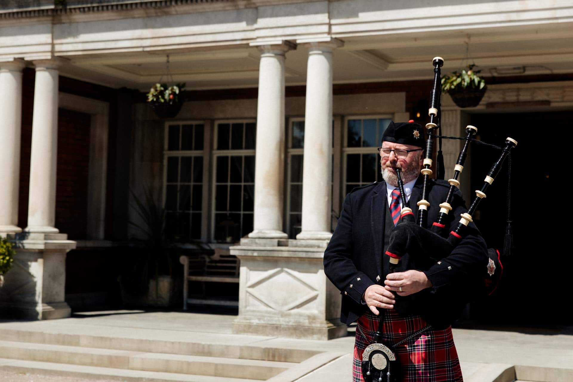 piper at eaves hall for the wedding ceremony