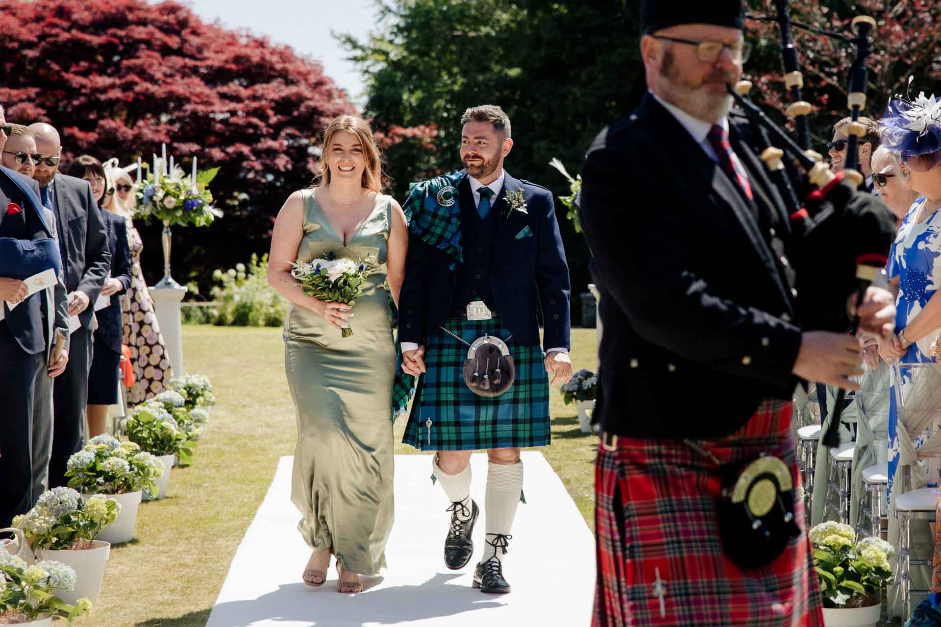 outdoor ceremony vibes at eaves hall the outdoor space is stunning for an outdoor wedding