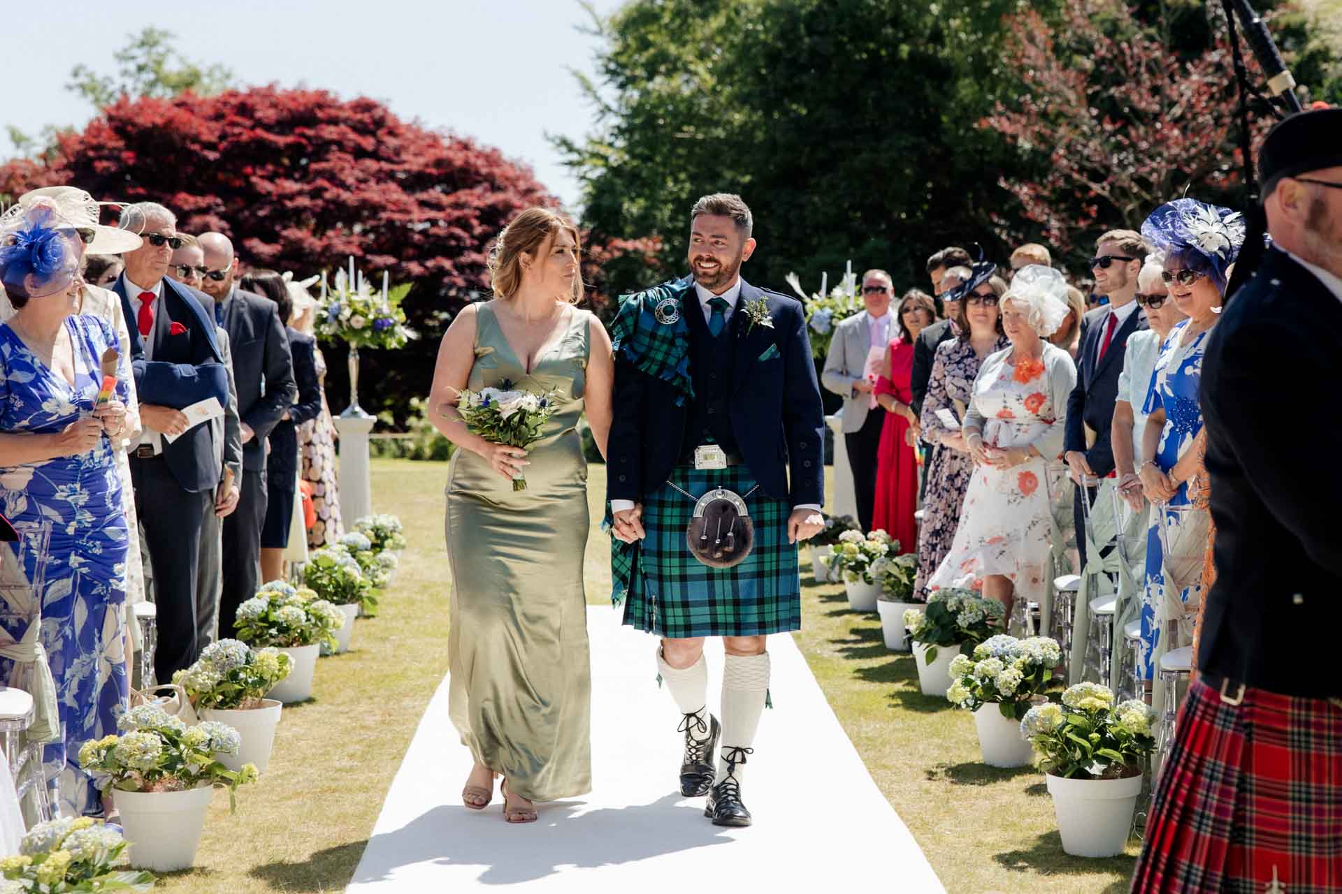 outdoor ceremony vibes at eaves hall the outdoor space is stunning for an outdoor wedding