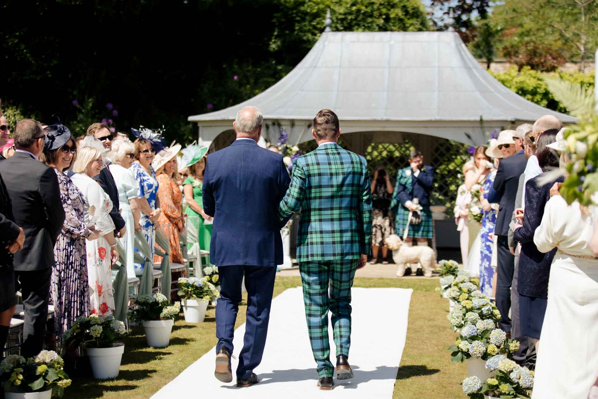 outdoor ceremony vibes at eaves hall the outdoor space is stunning for an outdoor wedding