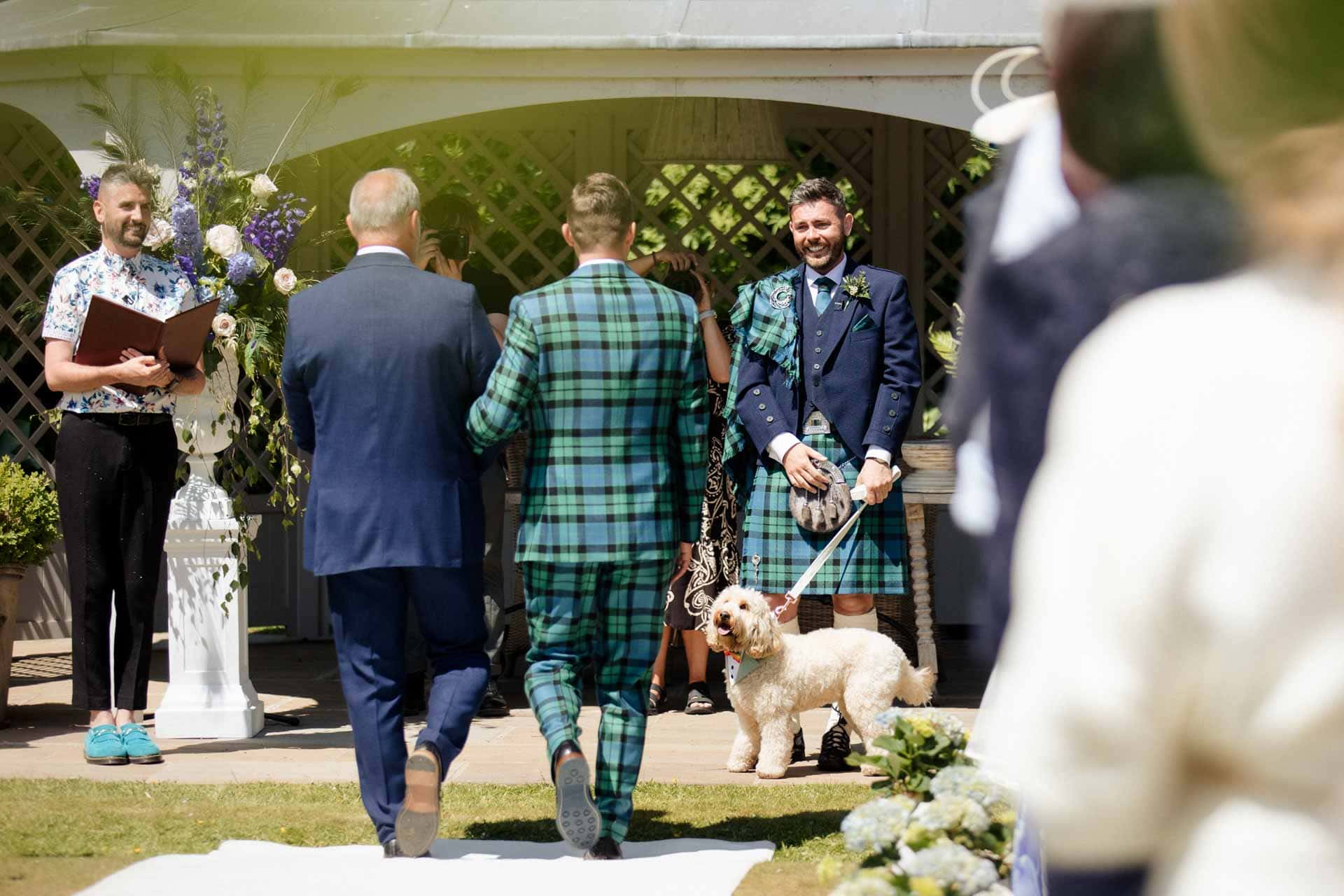 outdoor ceremony vibes at eaves hall the outdoor space is stunning for an outdoor wedding