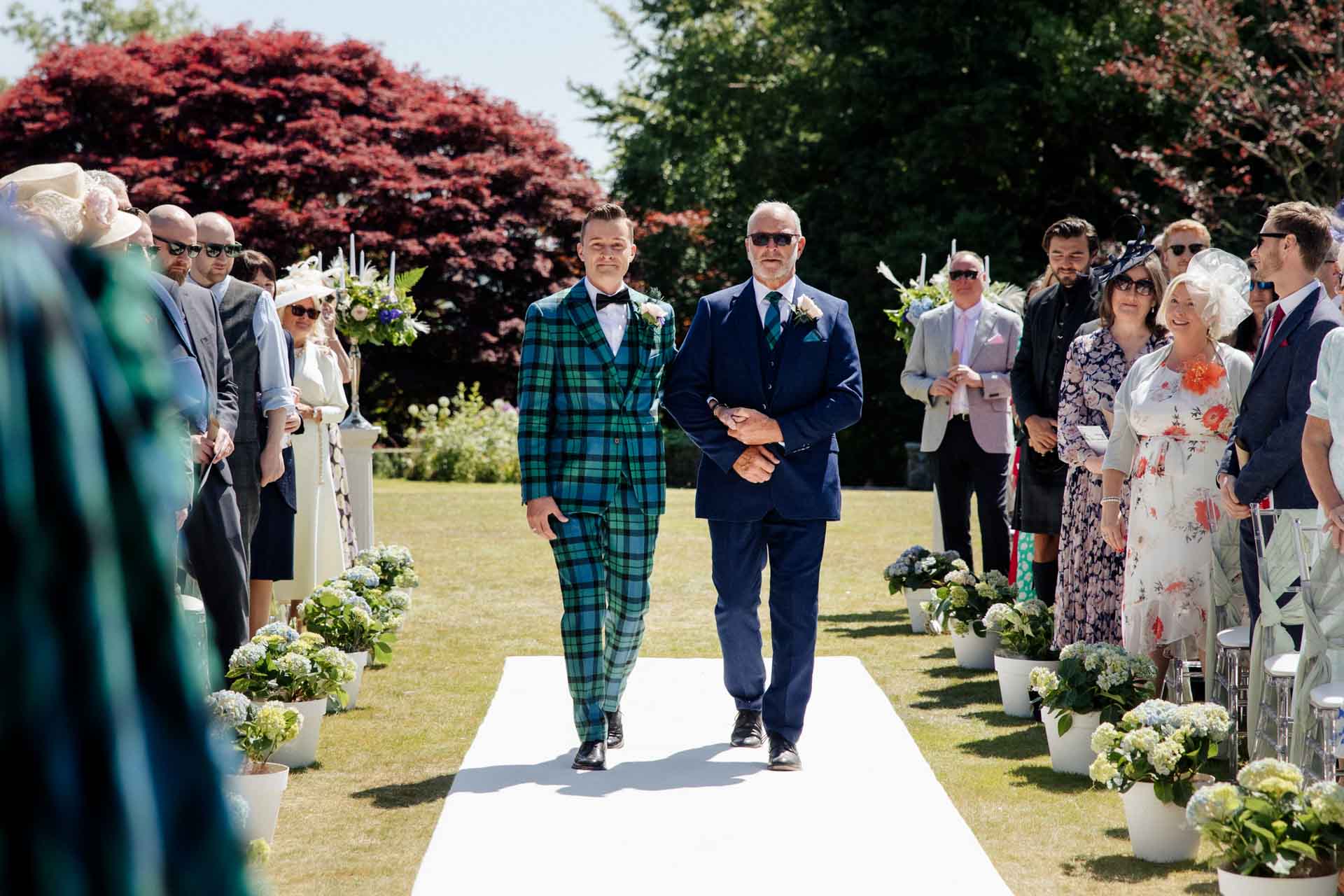 outdoor ceremony vibes at eaves hall the outdoor space is stunning for an outdoor wedding