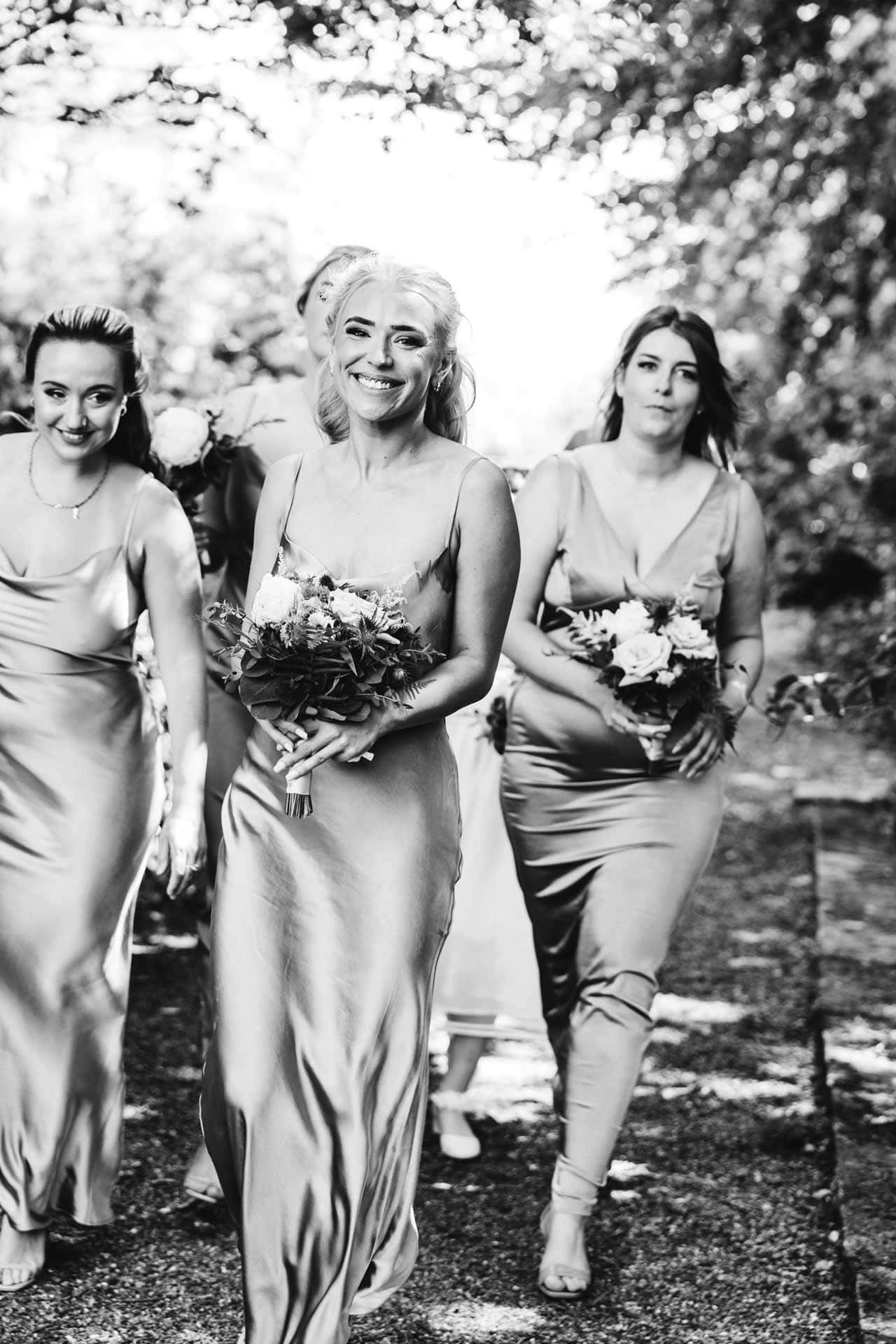 bridesmaids at eaves hall