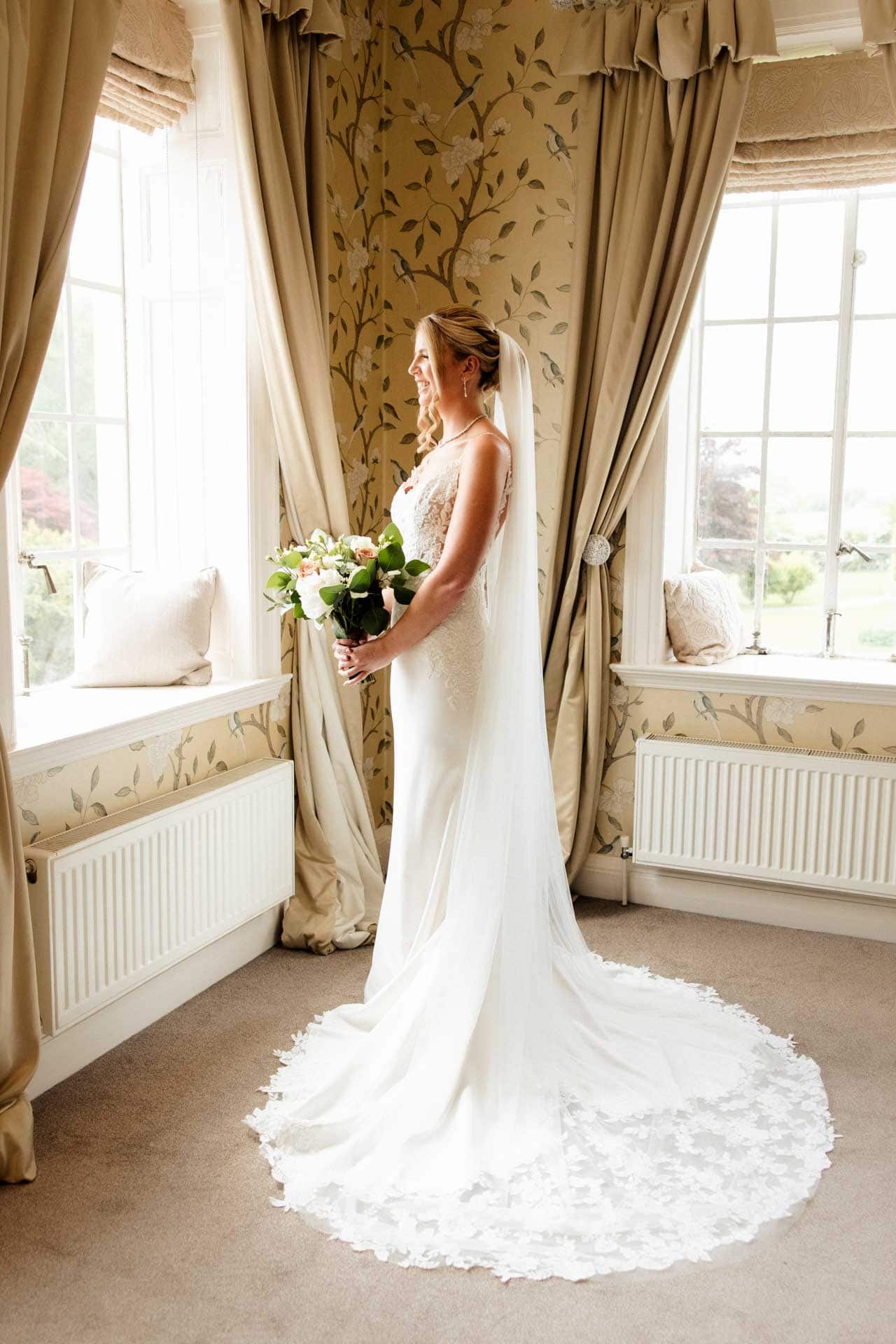 bridal preparations at eaves hall