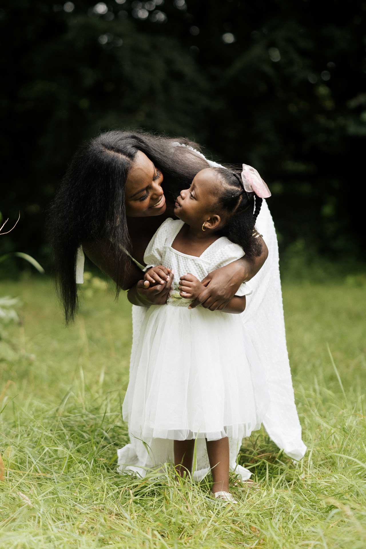 mother and daughter photoshoot at fletcher moss botanical gardens in didsbury, perfect location for a family portrait photography session