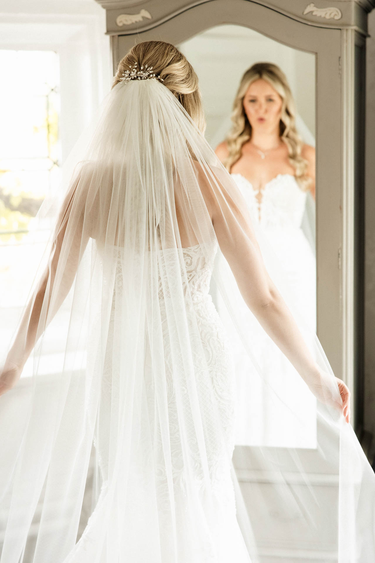 bridal prep for gemma's stirk house wedding in lancashire