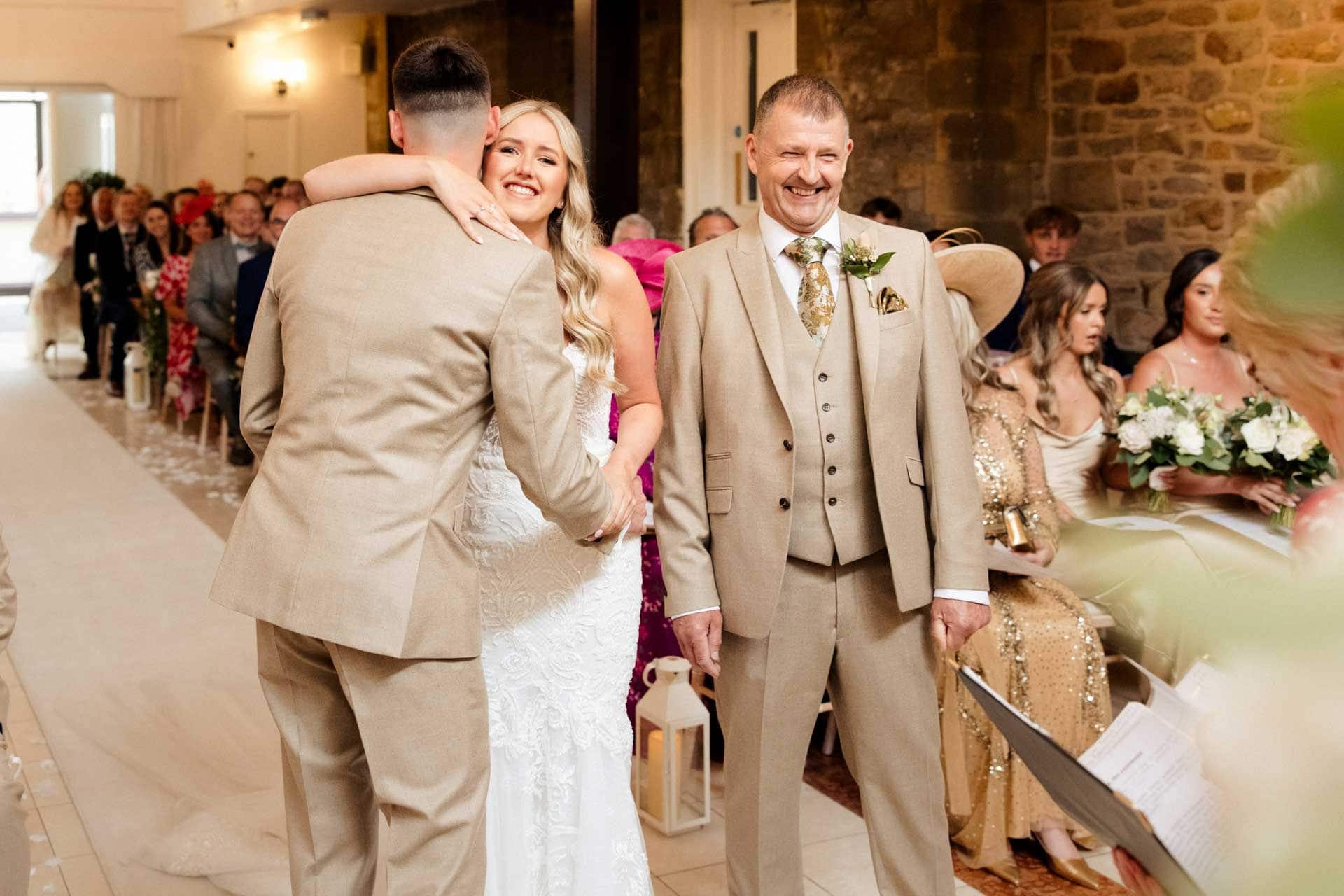 the ceremony room at stirk house in lancashire