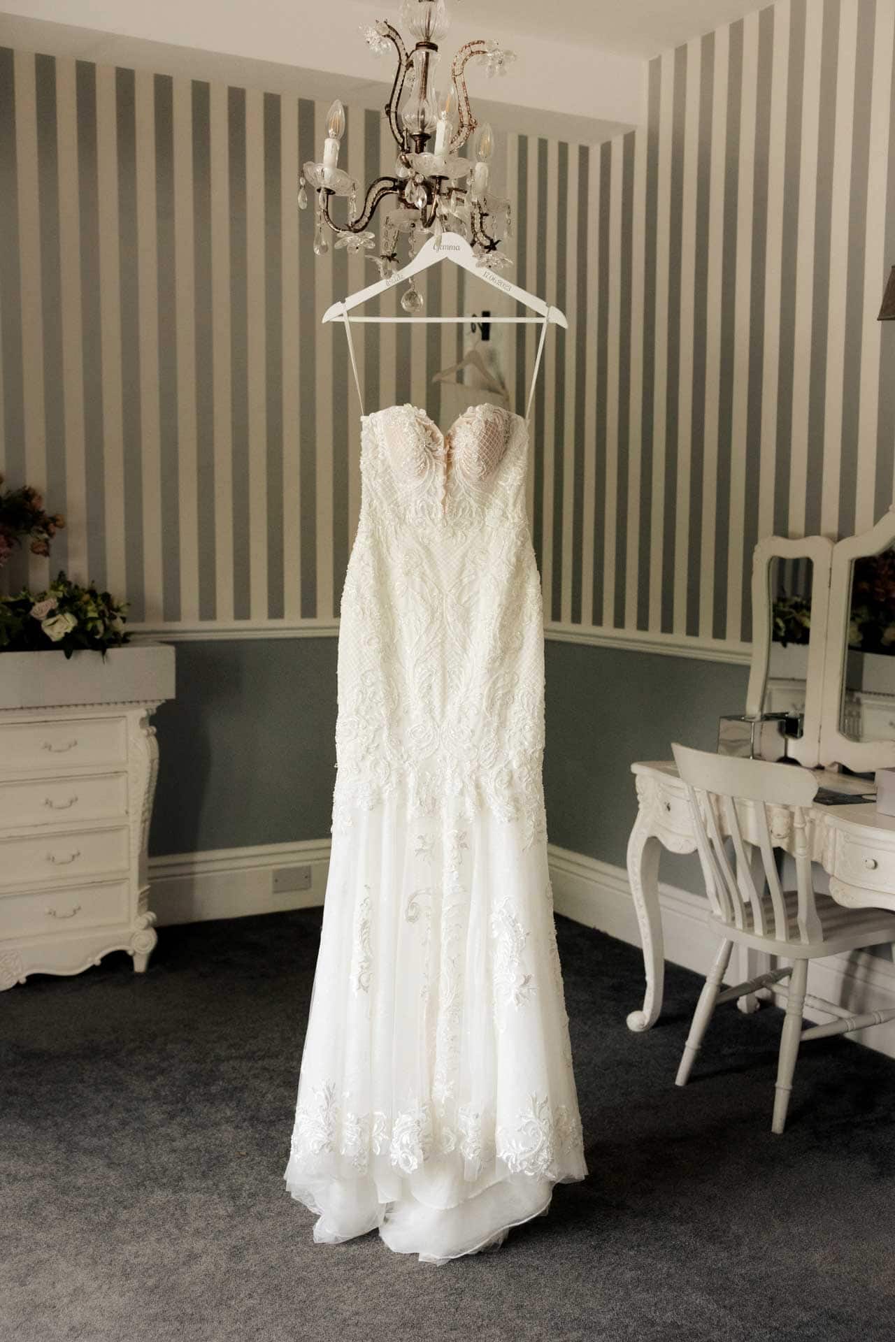 bridal prep for gemma's stirk house wedding in lancashire