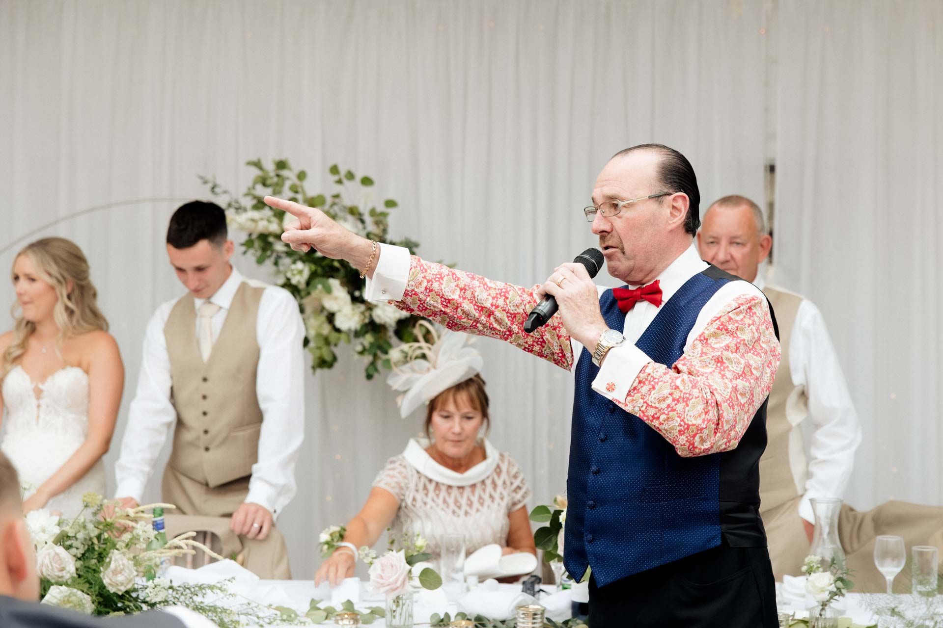 dave the master of ceremonies at stirk house