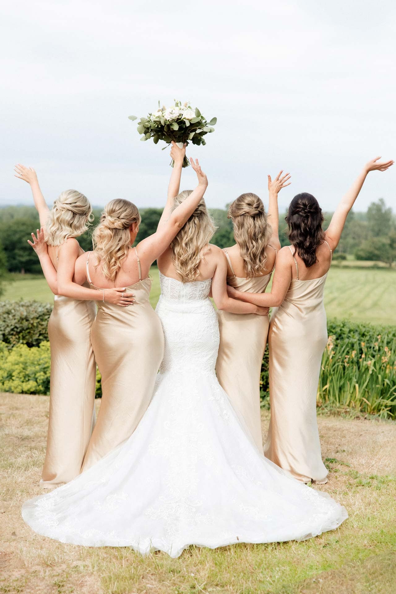 the grounds and gardens at stirk house wedding venue in lancashire