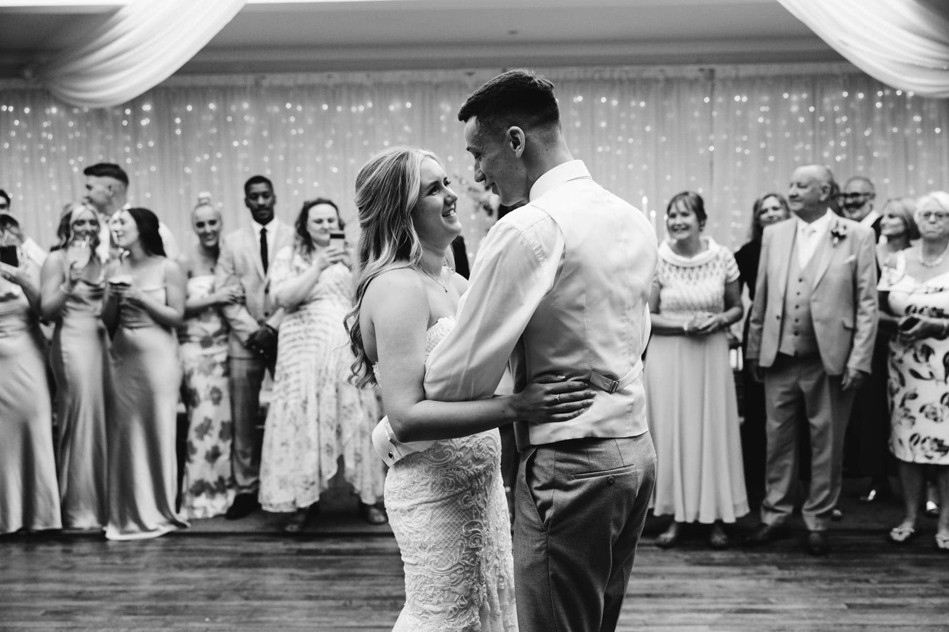 evening reception at stirk house for a wedding