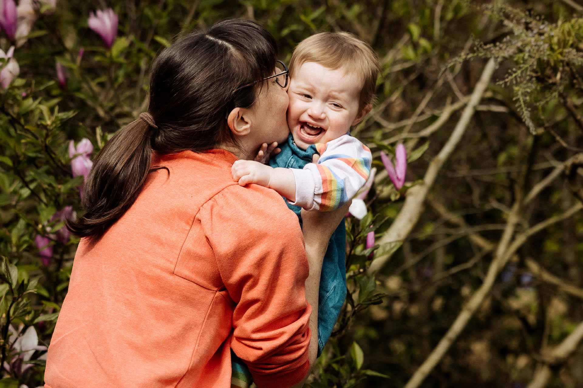 Mini Family Photoshoot session at Walkden Gardens in Sale with The Beemish Family by ER Photography - Family portrait photographers manchester