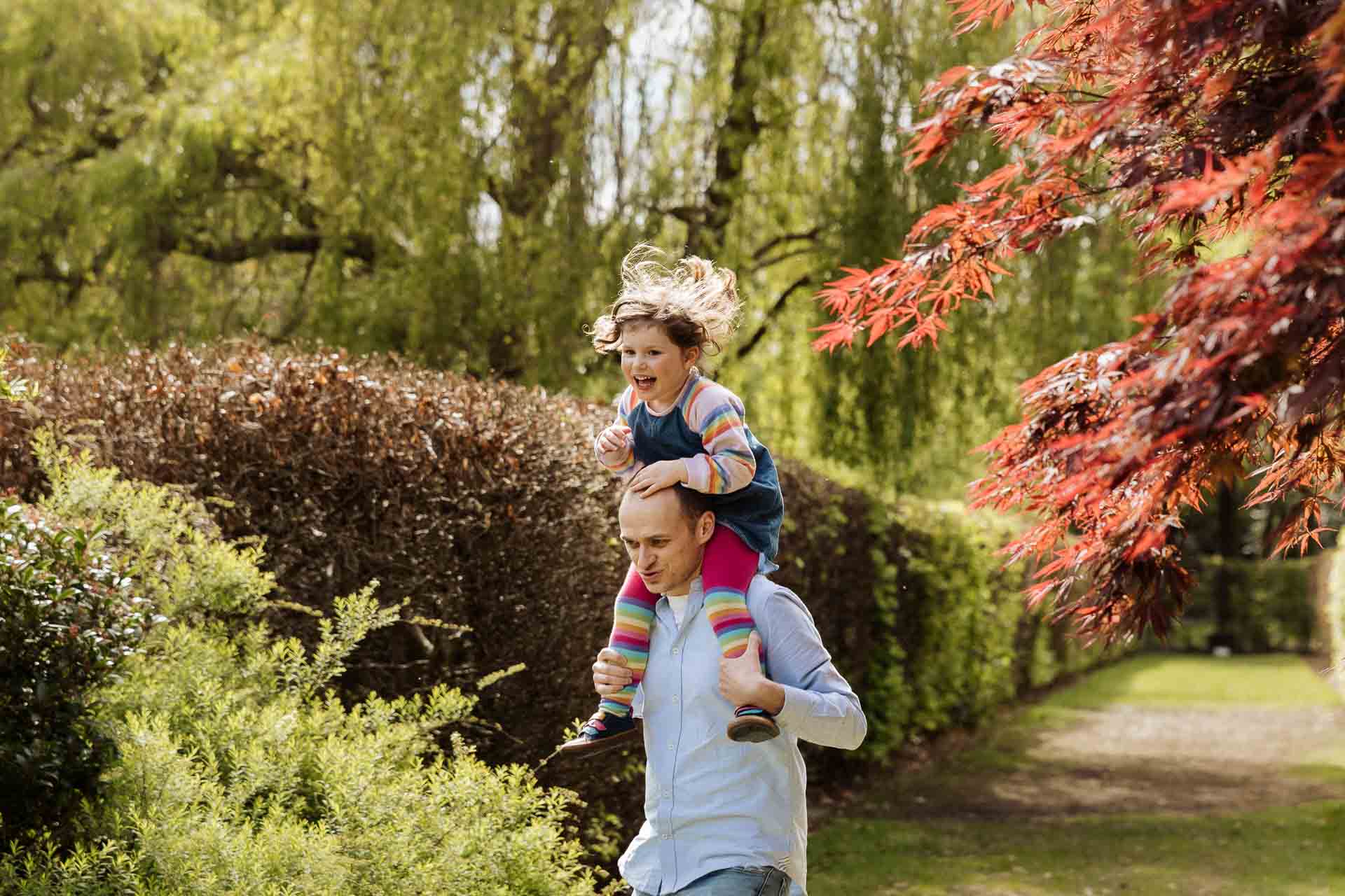 Mini Family Photoshoot session at Walkden Gardens in Sale with The Beemish Family by ER Photography - Family portrait photographers manchester